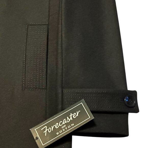 Forecaster of Boston Wool Blend Black Mid Length Winter Coat Women’s Size 10 NWT - Picture 6 of 9
